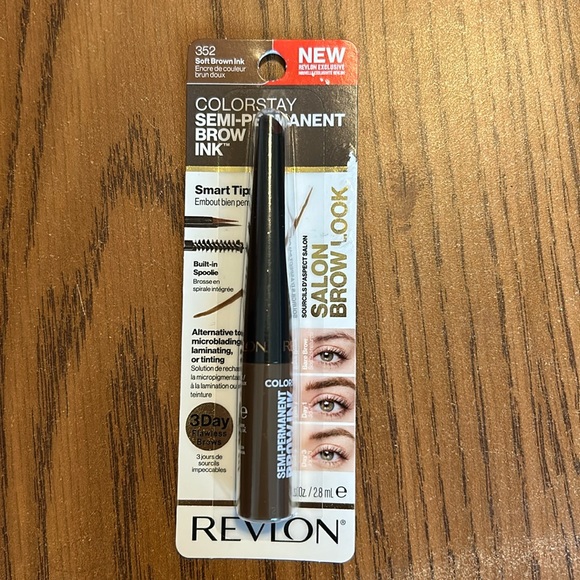 Revlon Semi-permanent Salon Brow Ink #352 Soft Brown - Picture 1 of 6